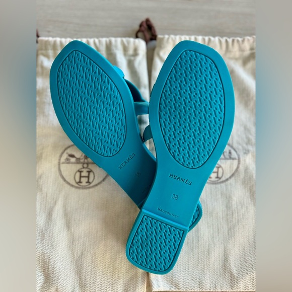 Hermes Aloha Aqua Sandals - Picture 4 of 6